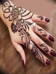 Фото Арабское мехенди 11.10.2018 №066 - Arab mehendi - tattoo-photo.ru