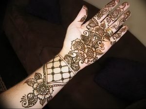 Фото Арабское мехенди 11.10.2018 №075 - Arab mehendi - tattoo-photo.ru