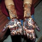 Фото Арабское мехенди 11.10.2018 №134 - Arab mehendi - tattoo-photo.ru