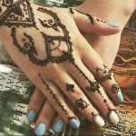 Фото Арабское мехенди 11.10.2018 №196 - Arab mehendi - tattoo-photo.ru