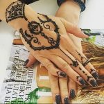 Фото Арабское мехенди 11.10.2018 №197 - Arab mehendi - tattoo-photo.ru