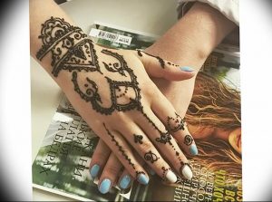Фото Арабское мехенди 11.10.2018 №236 - Arab mehendi - tattoo-photo.ru