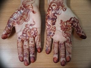 Фото Арабское мехенди 11.10.2018 №301 - Arab mehendi - tattoo-photo.ru