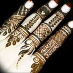 Фото Мехенди перо птицы 25.10.2018 №024 - Mehendi bird feather - tattoo-photo.ru