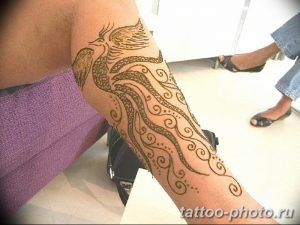 Фото Мехенди птица 26.10.2018 №013 - Mehendi bird photo - tattoo-photo.ru