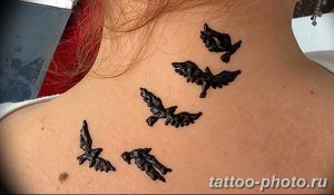 Фото Мехенди птица 26.10.2018 №038 - Mehendi bird photo - tattoo-photo.ru