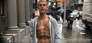 Фото Тату Джастина Бибера 26.10.2018 №001 - photo Justin Bieber tattoo - tattoo-photo.ru