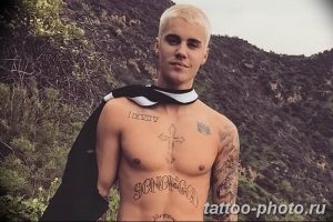 Фото Тату Джастина Бибера 26.10.2018 №026 - photo Justin Bieber tattoo - tattoo-photo.ru