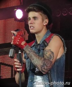 Фото Тату Джастина Бибера 26.10.2018 №044 - photo Justin Bieber tattoo - tattoo-photo.ru