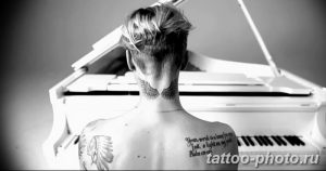 Фото Тату Джастина Бибера 26.10.2018 №057 - photo Justin Bieber tattoo - tattoo-photo.ru