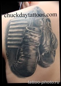 Фото рисунка тату боксерские перчатки 31.10.2018 №001 - tattoo boxing - tattoo-photo.ru