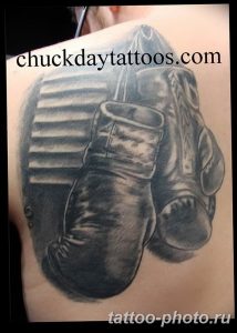 Фото рисунка тату боксерские перчатки 31.10.2018 №002 - tattoo boxing - tattoo-photo.ru