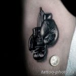Фото рисунка тату боксерские перчатки 31.10.2018 №006 - tattoo boxing - tattoo-photo.ru