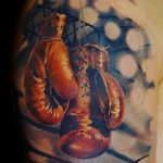Фото рисунка тату боксерские перчатки 31.10.2018 №014 - tattoo boxing - tattoo-photo.ru
