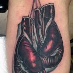 Фото рисунка тату боксерские перчатки 31.10.2018 №022 - tattoo boxing - tattoo-photo.ru