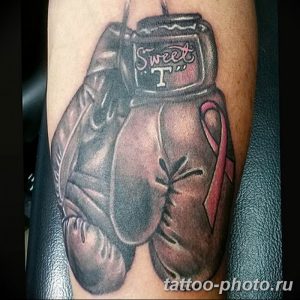 Фото рисунка тату боксерские перчатки 31.10.2018 №024 - tattoo boxing - tattoo-photo.ru