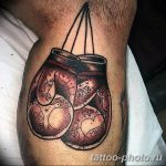 Фото рисунка тату боксерские перчатки 31.10.2018 №026 - tattoo boxing - tattoo-photo.ru