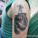 Фото рисунка тату боксерские перчатки 31.10.2018 №040 - tattoo boxing - tattoo-photo.ru