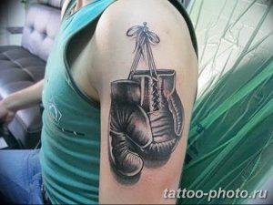 Фото рисунка тату боксерские перчатки 31.10.2018 №040 - tattoo boxing - tattoo-photo.ru
