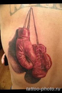 Фото рисунка тату боксерские перчатки 31.10.2018 №049 - tattoo boxing - tattoo-photo.ru