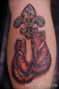 Фото рисунка тату боксерские перчатки 31.10.2018 №053 - tattoo boxing - tattoo-photo.ru