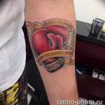 Фото рисунка тату боксерские перчатки 31.10.2018 №060 - tattoo boxing - tattoo-photo.ru