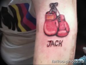 Фото рисунка тату боксерские перчатки 31.10.2018 №061 - tattoo boxing - tattoo-photo.ru
