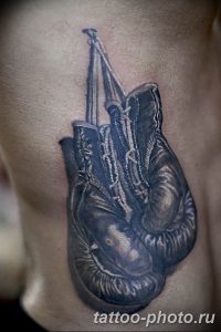 Фото рисунка тату боксерские перчатки 31.10.2018 №075 - tattoo boxing - tattoo-photo.ru