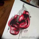 Фото рисунка тату боксерские перчатки 31.10.2018 №076 - tattoo boxing - tattoo-photo.ru