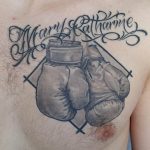 Фото рисунка тату боксерские перчатки 31.10.2018 №080 - tattoo boxing - tattoo-photo.ru
