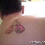 Фото рисунка тату боксерские перчатки 31.10.2018 №085 - tattoo boxing - tattoo-photo.ru