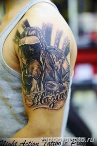Фото рисунка тату боксерские перчатки 31.10.2018 №086 - tattoo boxing - tattoo-photo.ru