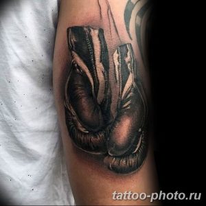 Фото рисунка тату боксерские перчатки 31.10.2018 №088 - tattoo boxing - tattoo-photo.ru