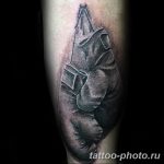 Фото рисунка тату боксерские перчатки 31.10.2018 №098 - tattoo boxing - tattoo-photo.ru
