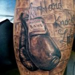 Фото рисунка тату боксерские перчатки 31.10.2018 №101 - tattoo boxing - tattoo-photo.ru