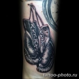 Фото рисунка тату боксерские перчатки 31.10.2018 №112 - tattoo boxing - tattoo-photo.ru