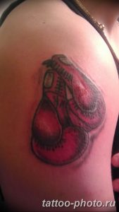 Фото рисунка тату боксерские перчатки 31.10.2018 №113 - tattoo boxing - tattoo-photo.ru