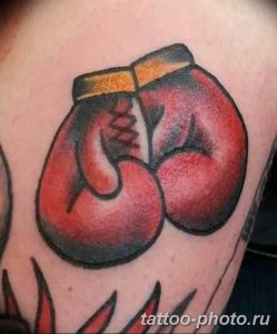Фото рисунка тату боксерские перчатки 31.10.2018 №127 - tattoo boxing - tattoo-photo.ru