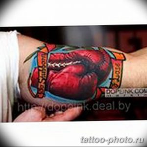 Фото рисунка тату боксерские перчатки 31.10.2018 №132 - tattoo boxing - tattoo-photo.ru