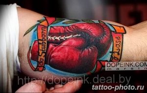 Фото рисунка тату боксерские перчатки 31.10.2018 №135 - tattoo boxing - tattoo-photo.ru