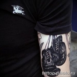 Фото рисунка тату боксерские перчатки 31.10.2018 №140 - tattoo boxing - tattoo-photo.ru