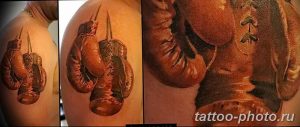 Фото рисунка тату боксерские перчатки 31.10.2018 №149 - tattoo boxing - tattoo-photo.ru