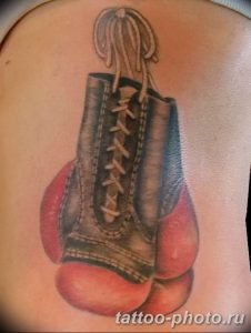 Фото рисунка тату боксерские перчатки 31.10.2018 №154 - tattoo boxing - tattoo-photo.ru