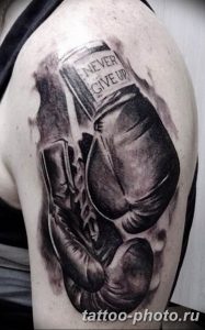 Фото рисунка тату боксерские перчатки 31.10.2018 №168 - tattoo boxing - tattoo-photo.ru