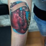 Фото рисунка тату боксерские перчатки 31.10.2018 №177 - tattoo boxing - tattoo-photo.ru