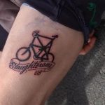 Фото рисунка тату велосипед 12.10.2018 №001 - tattoo bike - tattoo-photo.ru