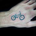 Фото рисунка тату велосипед 12.10.2018 №011 - tattoo bike - tattoo-photo.ru