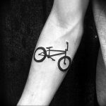 Фото рисунка тату велосипед 12.10.2018 №012 - tattoo bike - tattoo-photo.ru