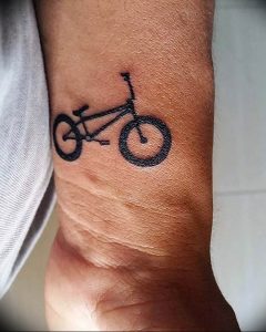 Фото рисунка тату велосипед 12.10.2018 №013 - tattoo bike - tattoo-photo.ru