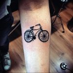 Фото рисунка тату велосипед 12.10.2018 №015 - tattoo bike - tattoo-photo.ru